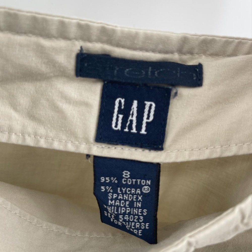 GAP KHAKI‎ KNEE LENGTH SKIRT - Picture 3 of 3
